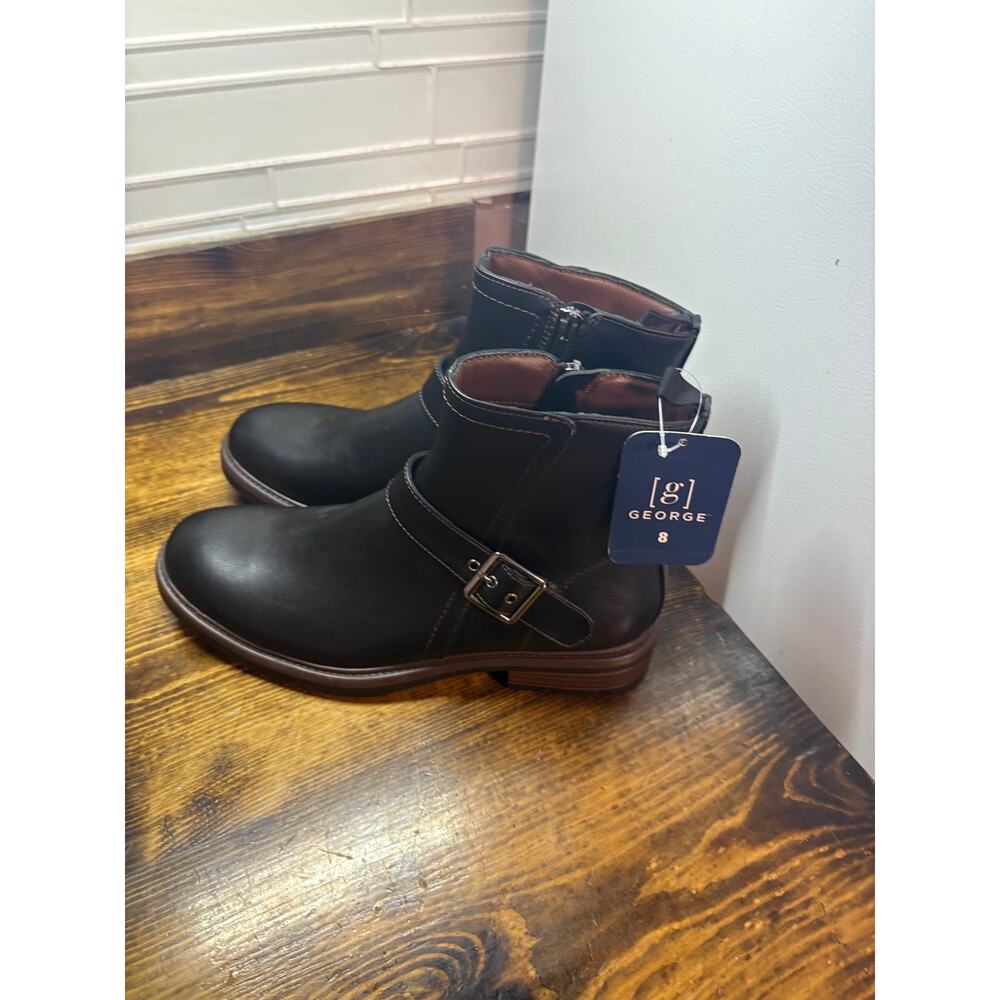 George Black Moto Boots‎ Men’s Size 8